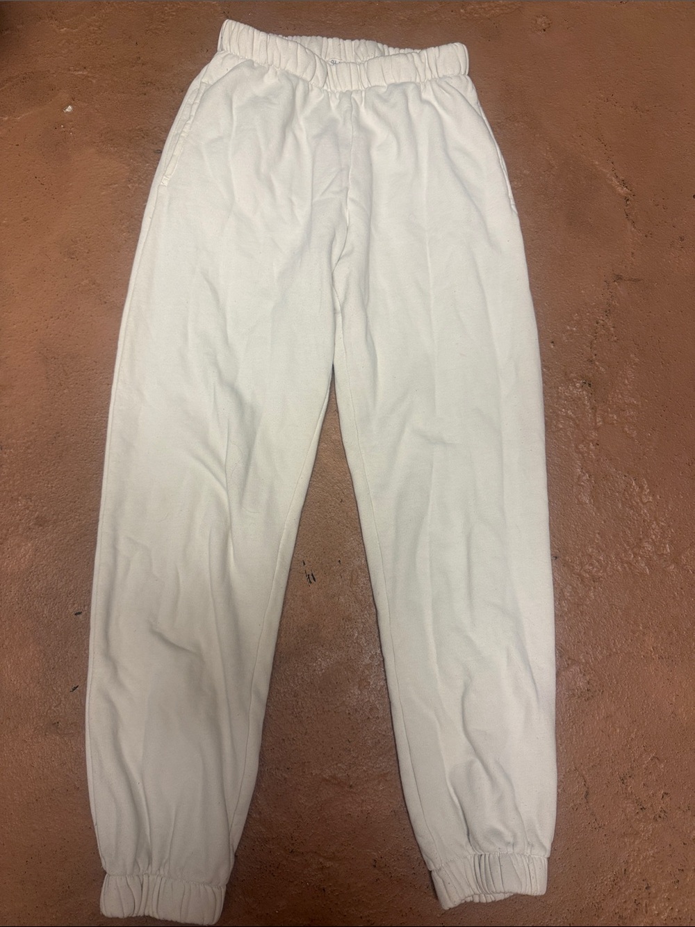WoMen's cream Jogger Sweatpants - Casual Comfort